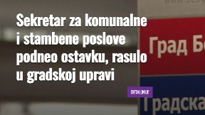 Tanasijević podneo ostavku